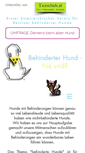 Mobile Screenshot of behinderter-hund.at